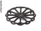 Iwachu Cast iron trivet Kiku